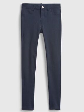 GAP Kids Uniform Ponte Pants Blue 7 Slim NWT IN PACKAGE